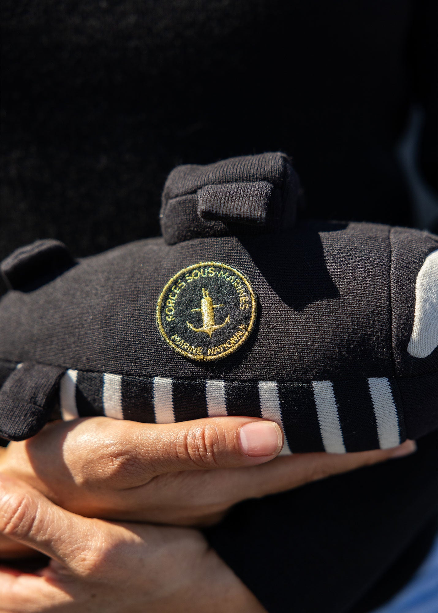 Doudou sous-marin - SAINT JAMES x Marine nationale (NOIR/ECRU)