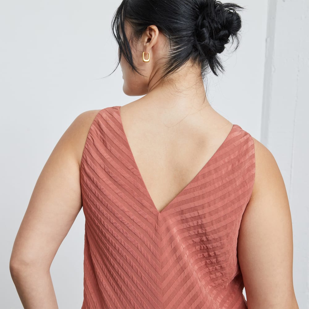 The City Stripe Midi Dress | Redwood