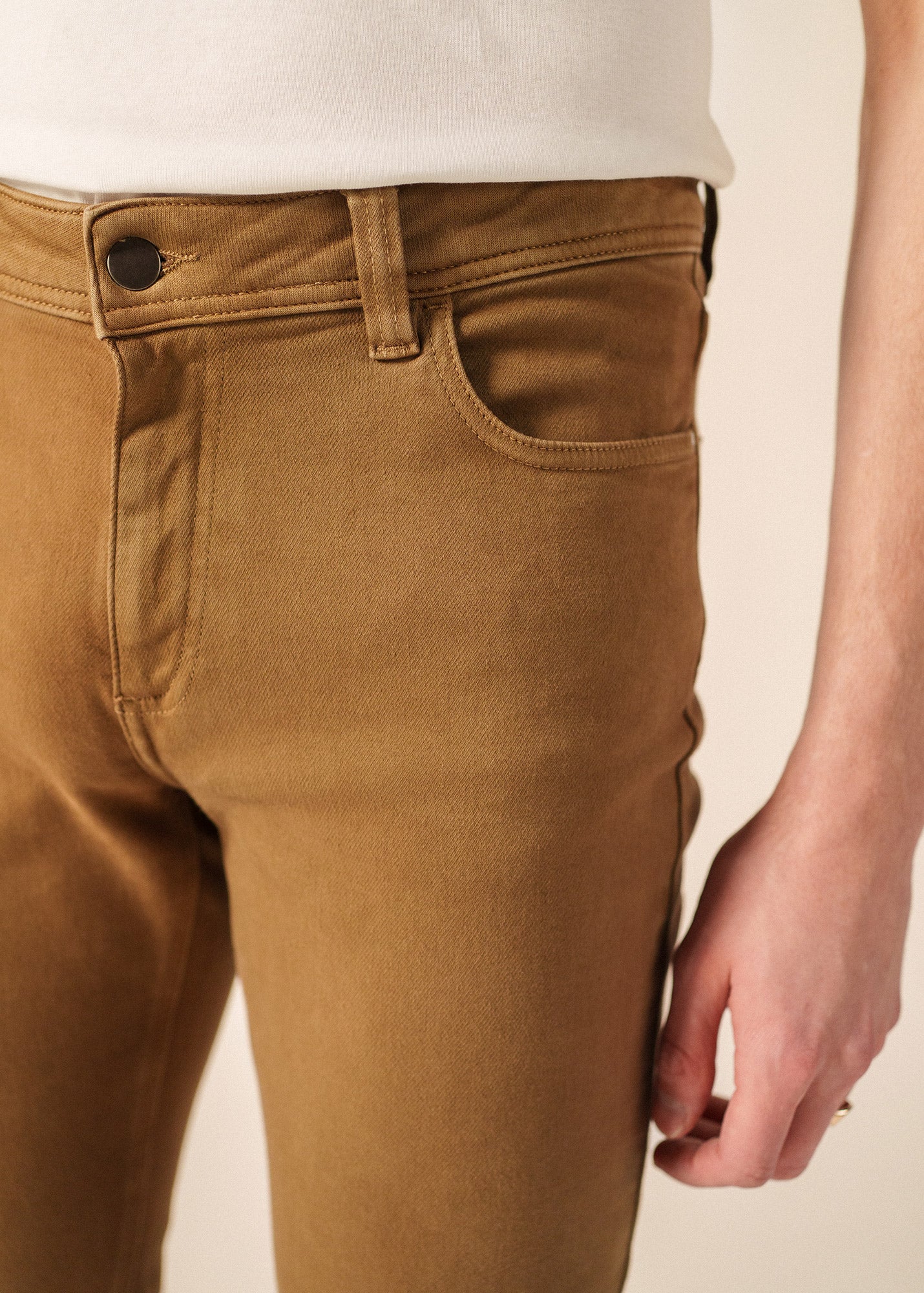 Pantalon Jasper Couleur (BEIGE FONCE)