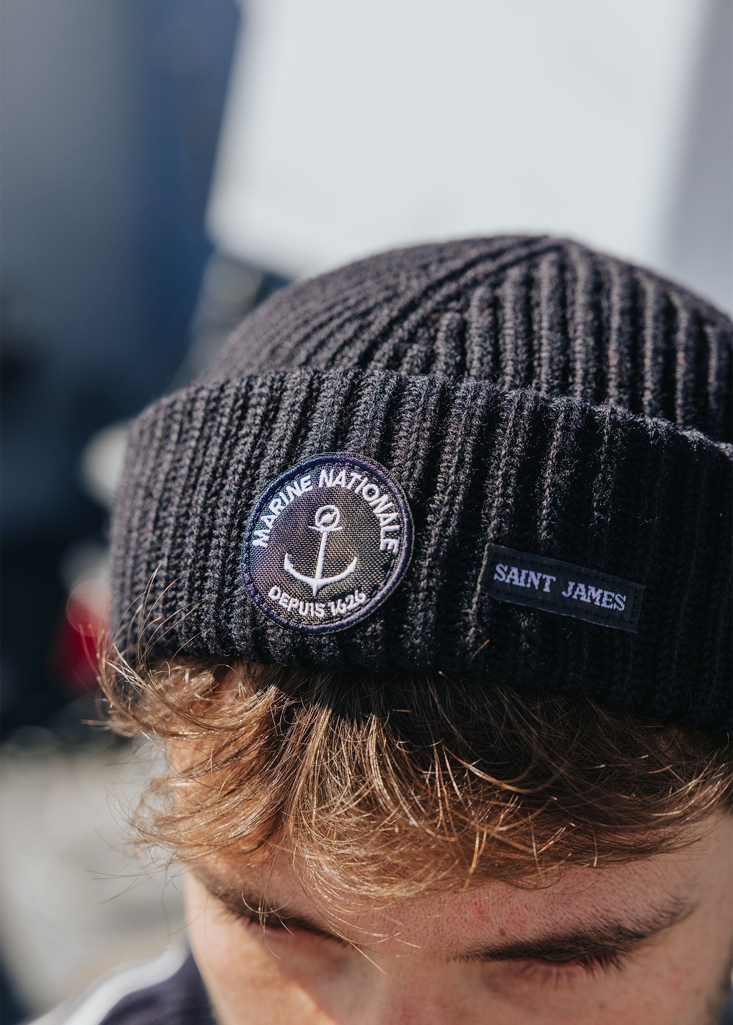 Bonnet "Pourquoi pas?" - SAINT JAMES x Marine nationale (MARINE)