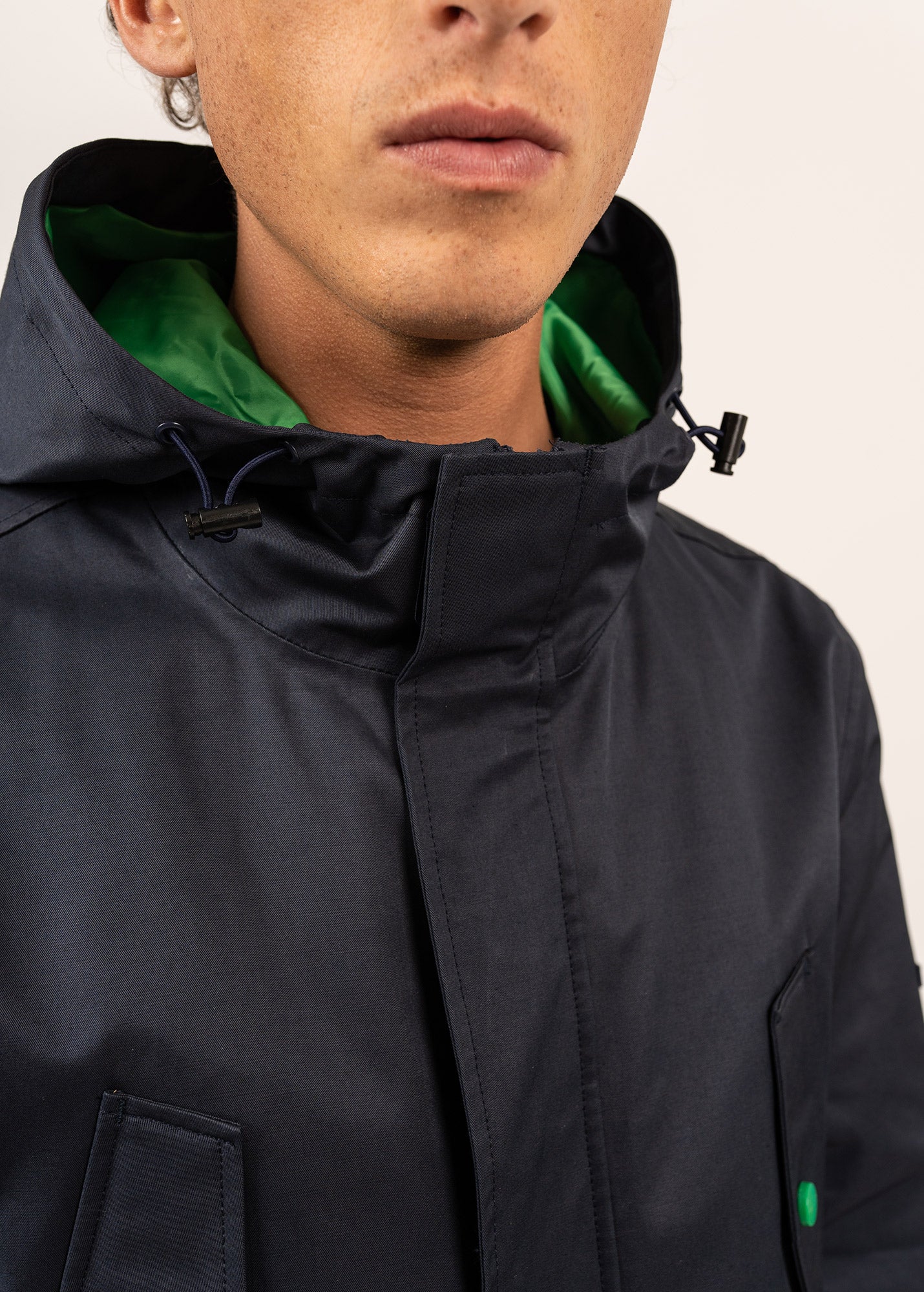 Manteau St Dylan (MARINE/VERT)