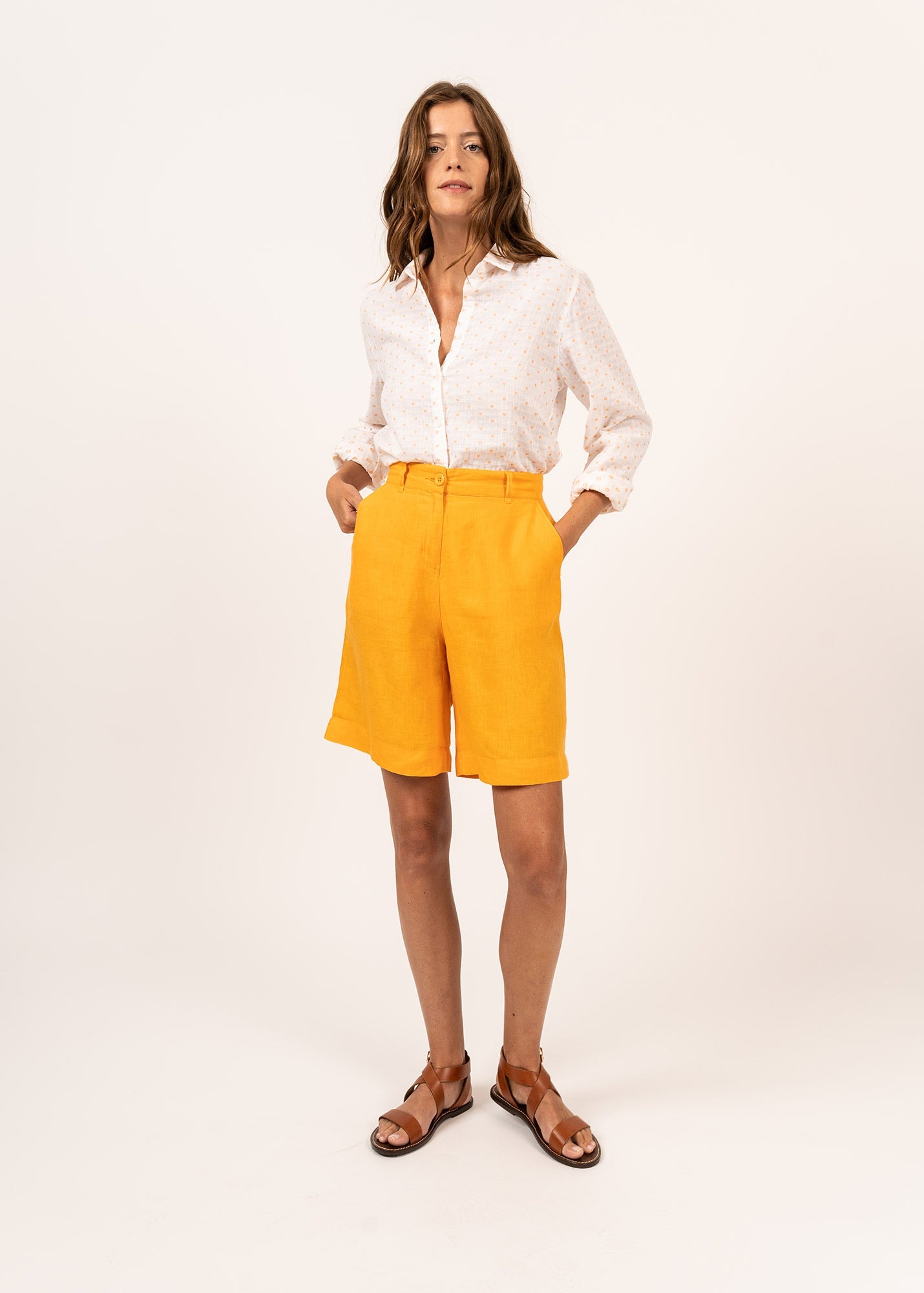 Chemise Alexia (BLANC/TANGO)