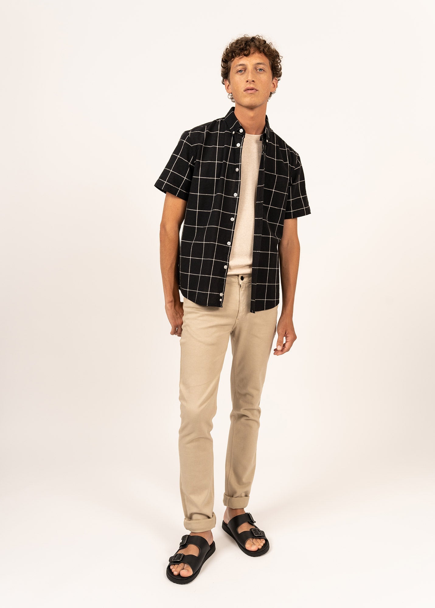 Chemise Maël (NOIR/CRAIE)
