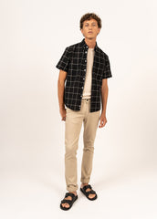 Chemise Maël (NOIR/CRAIE)