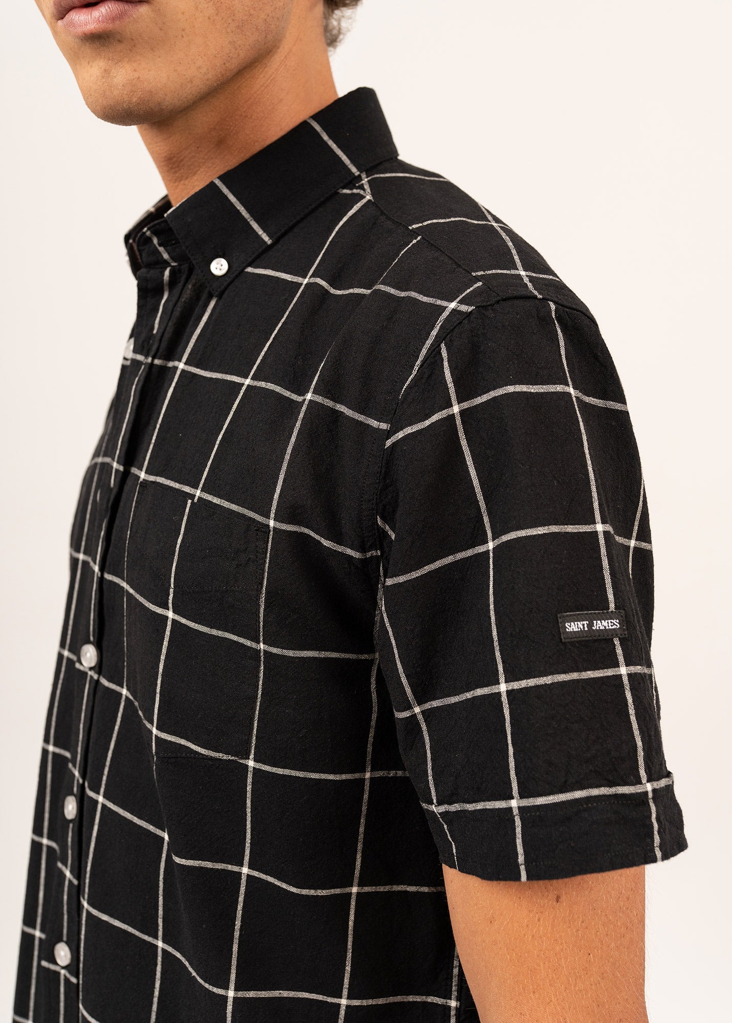 Chemise Maël (NOIR/CRAIE)