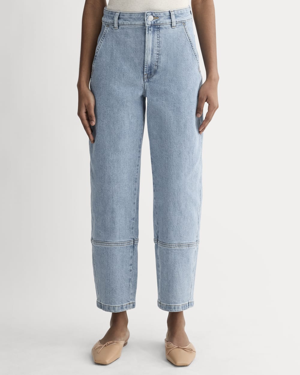 The Utility Barrel Jean | Light Indigo | Regular