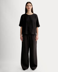 The Relaxed Tee in Buttersoft | Black