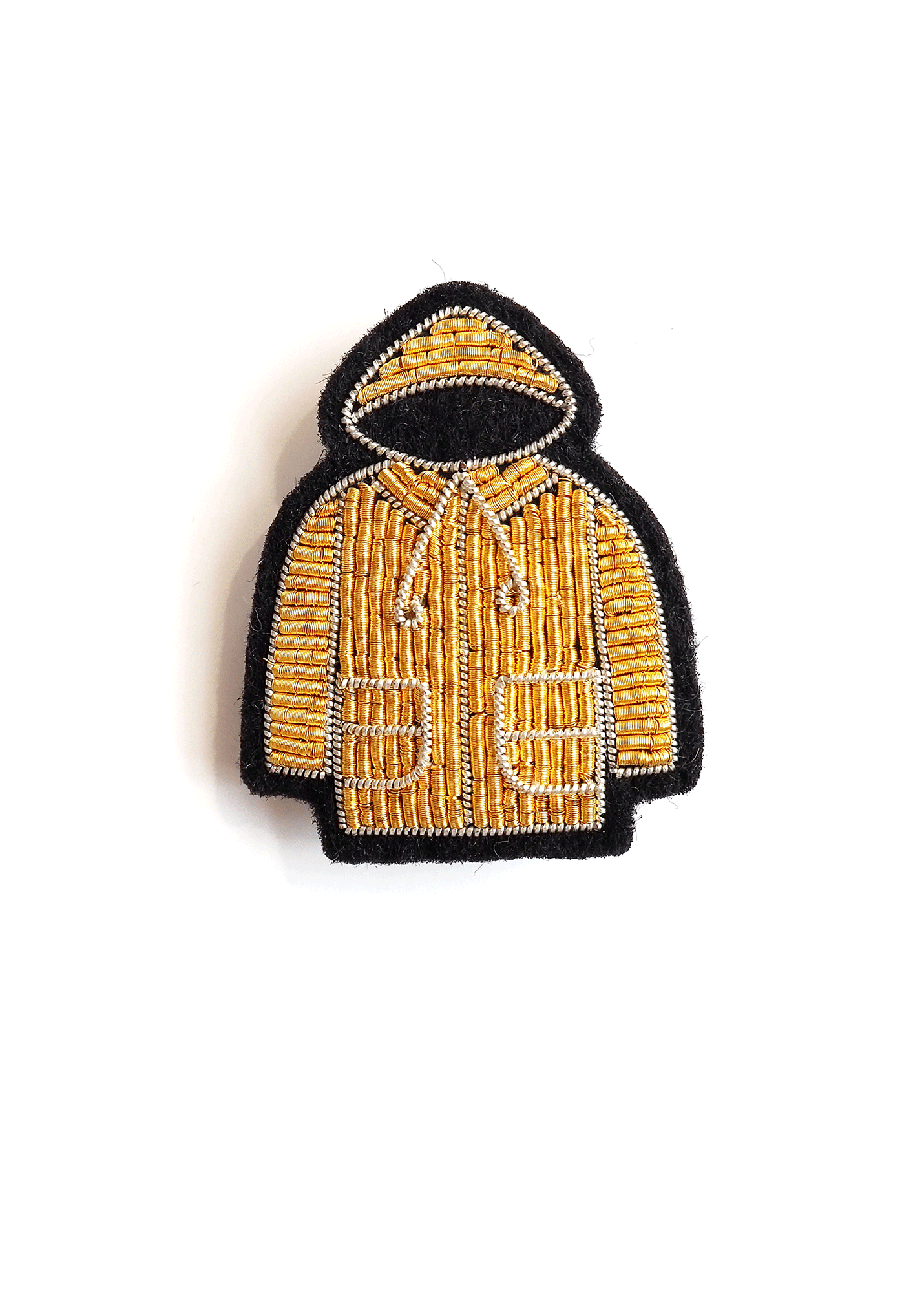 Broche brodée Ciré - SAINT JAMES x Macon & Lesquoy (OR)