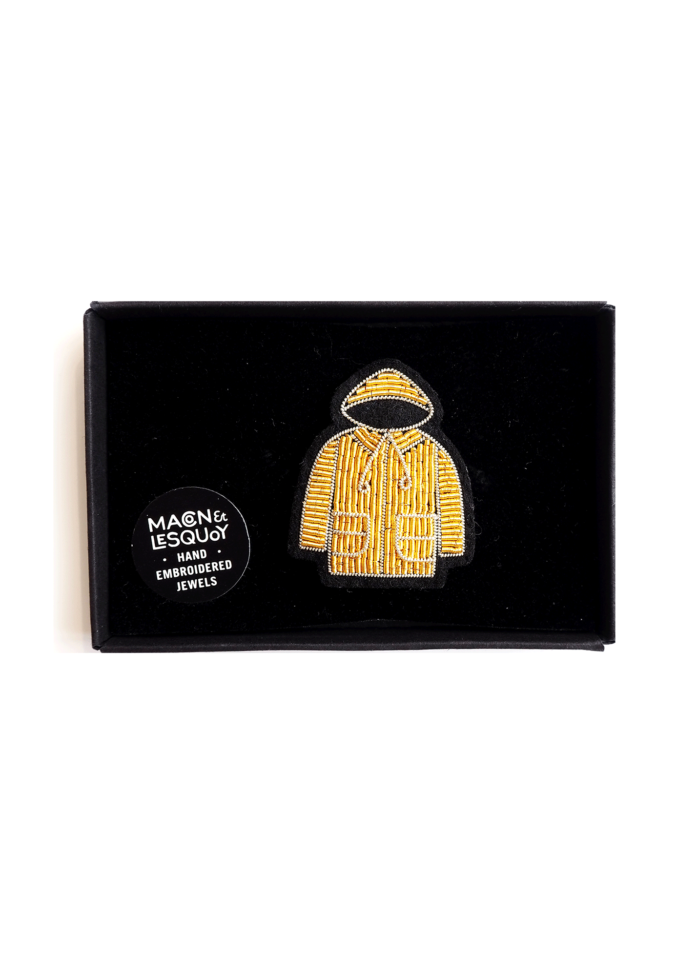 Broche brodée Ciré - SAINT JAMES x Macon & Lesquoy (OR)