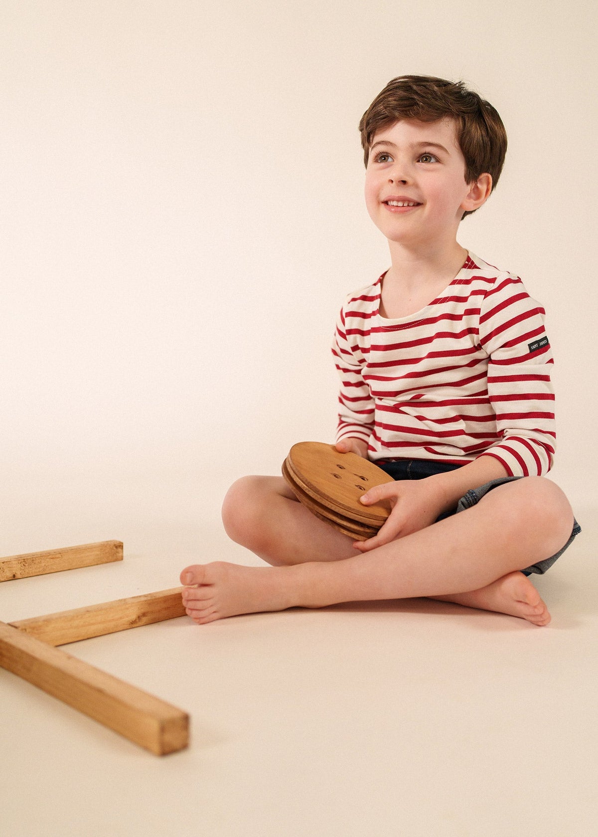 Marinière Minquiers enfant (ECRU/PERSAN)