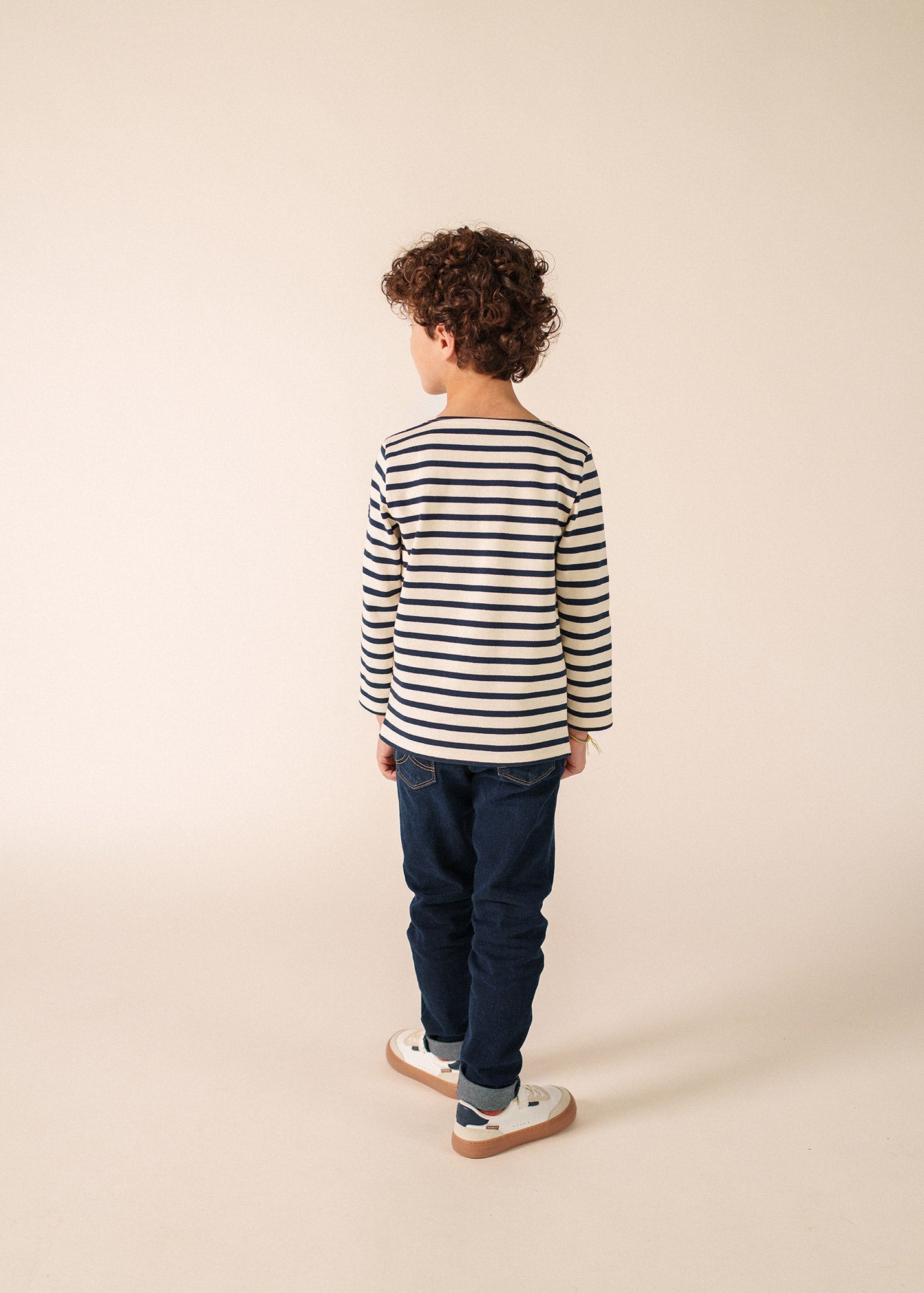 Marinière Méridien enfant (ECRU/MARINE)