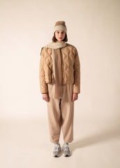 Écharpe Canoe bicolore (BEIGE FONCE/BEIGE)