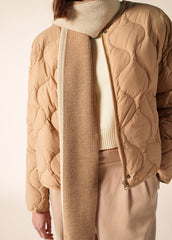 Écharpe Canoe bicolore (BEIGE FONCE/BEIGE)