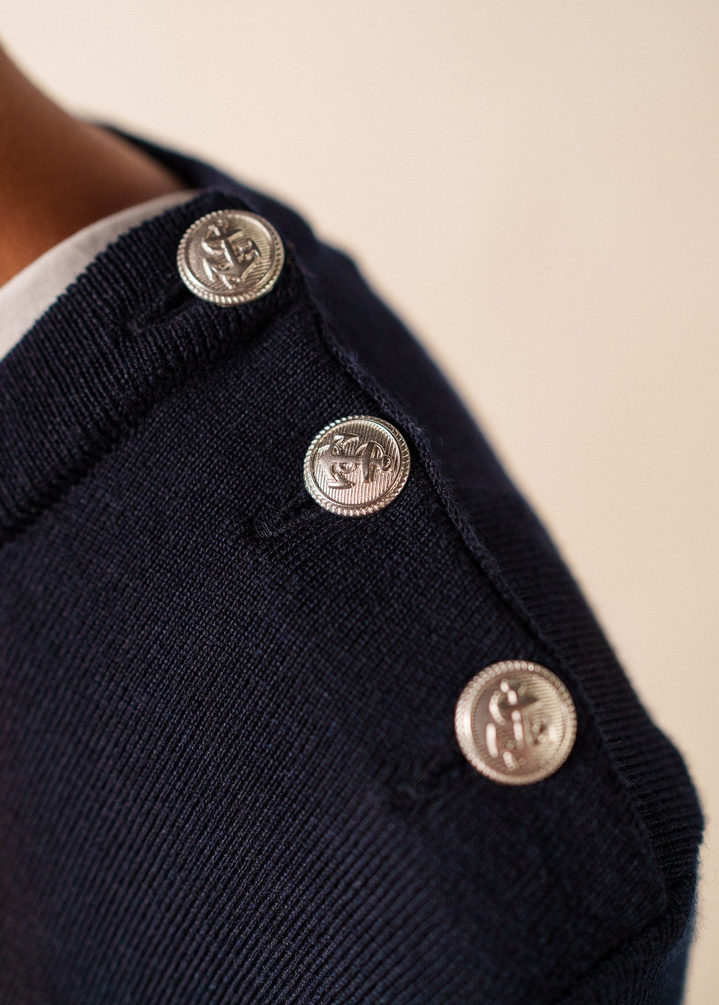 Robe longue Marée (NAVY/ECUME)