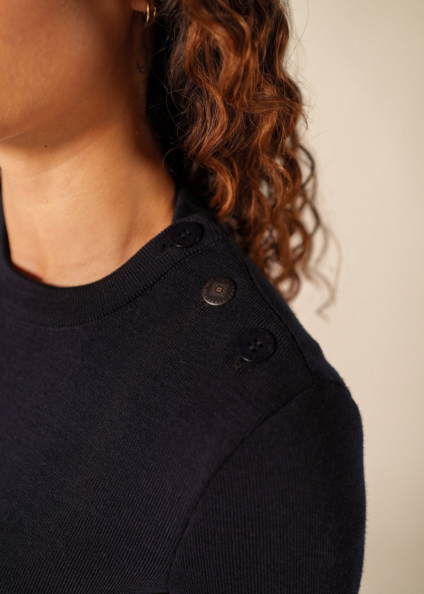Pull Brégançon x La tour Eiffel (NAVY/BRONZE)