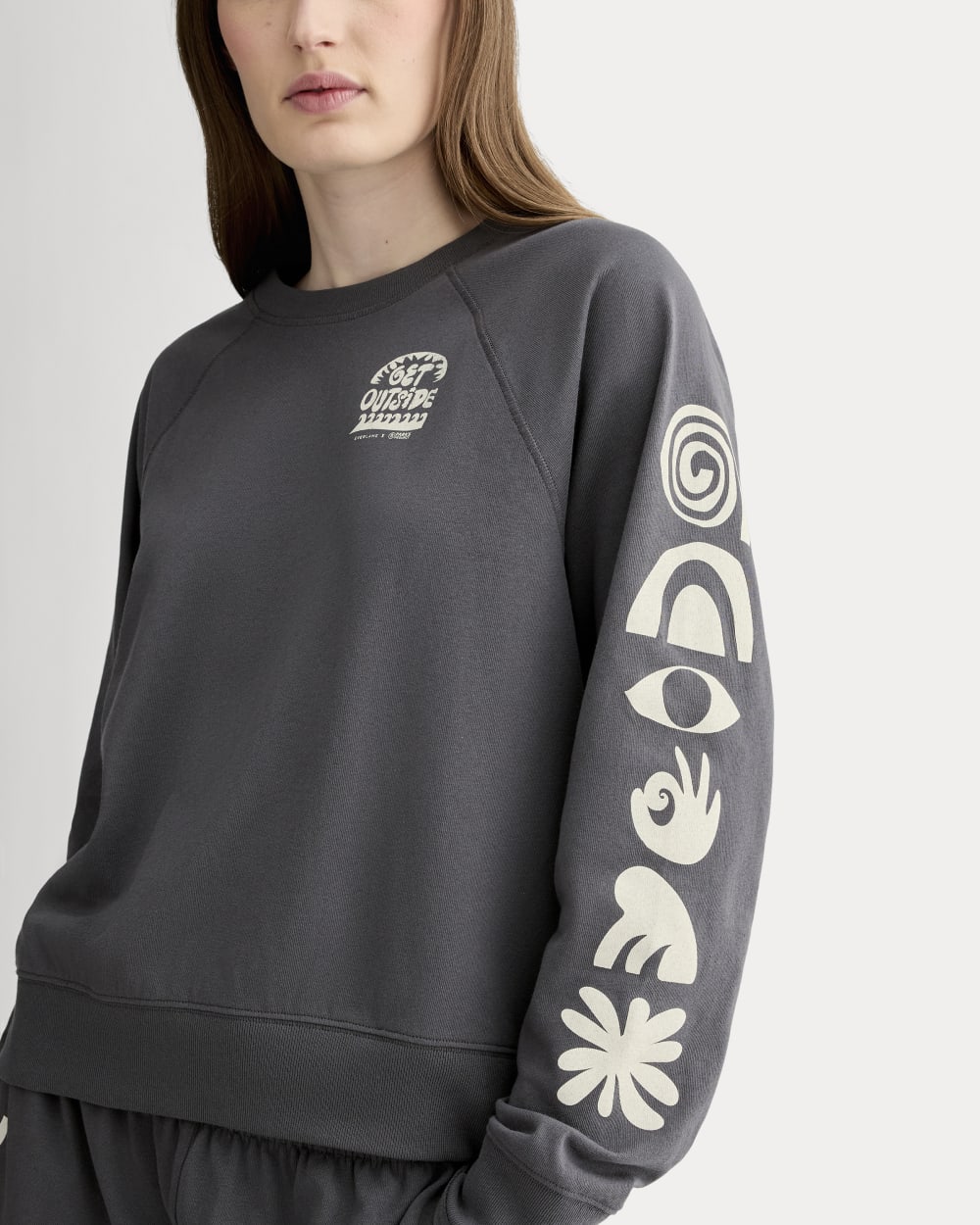 The Saintjamesa x Parks Project Off-Duty Long-Sleeve Tee | Forged Iron / Natural