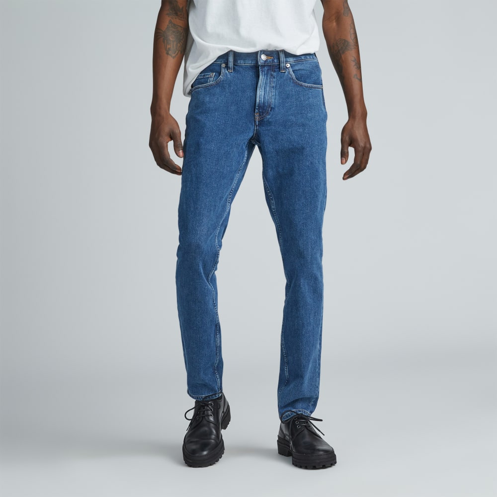 The Slim 4-Way Stretch Organic Jean | Uniform | Marine
