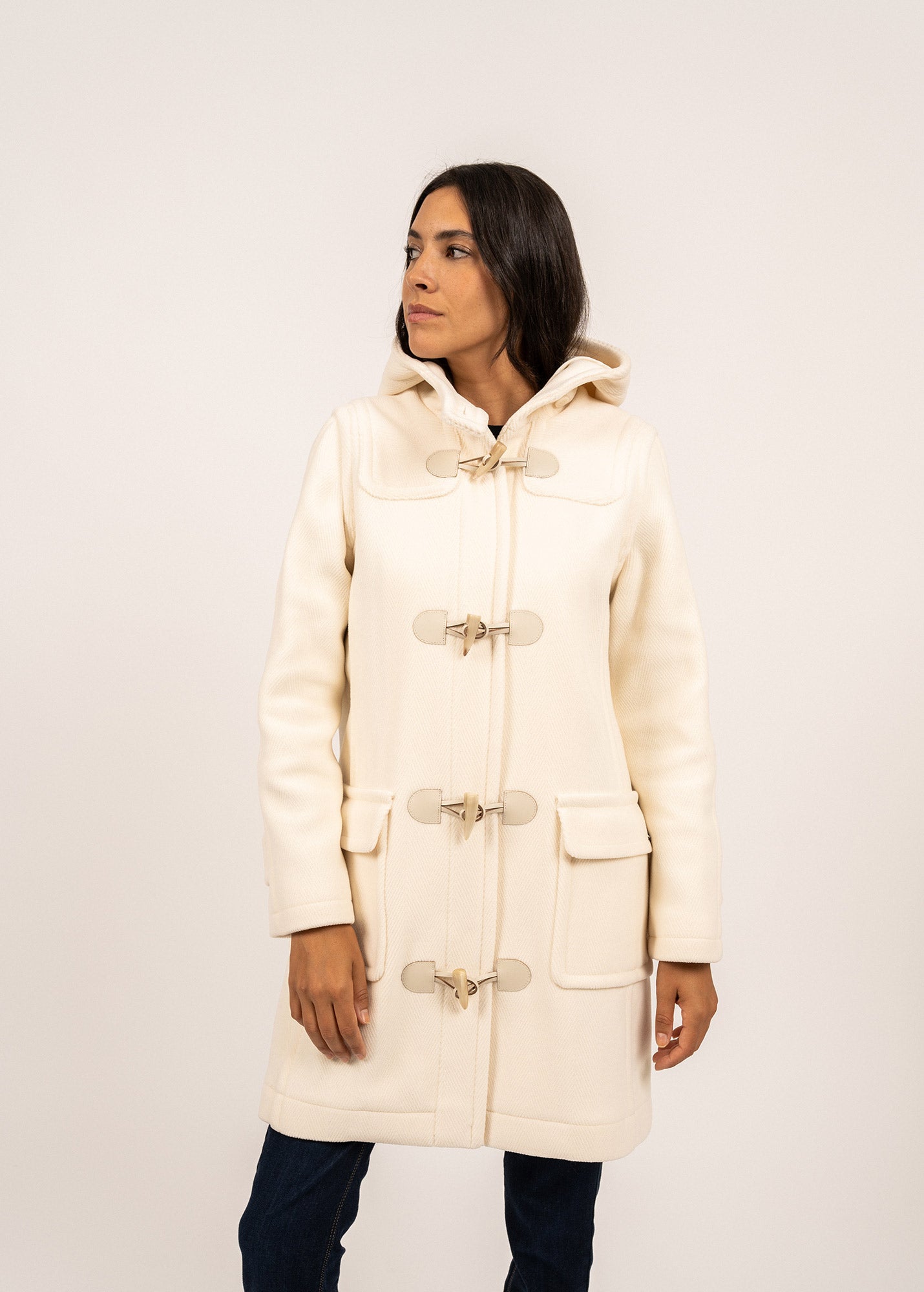 Duffle-coat Vénus (BLANC D'HIVER)
