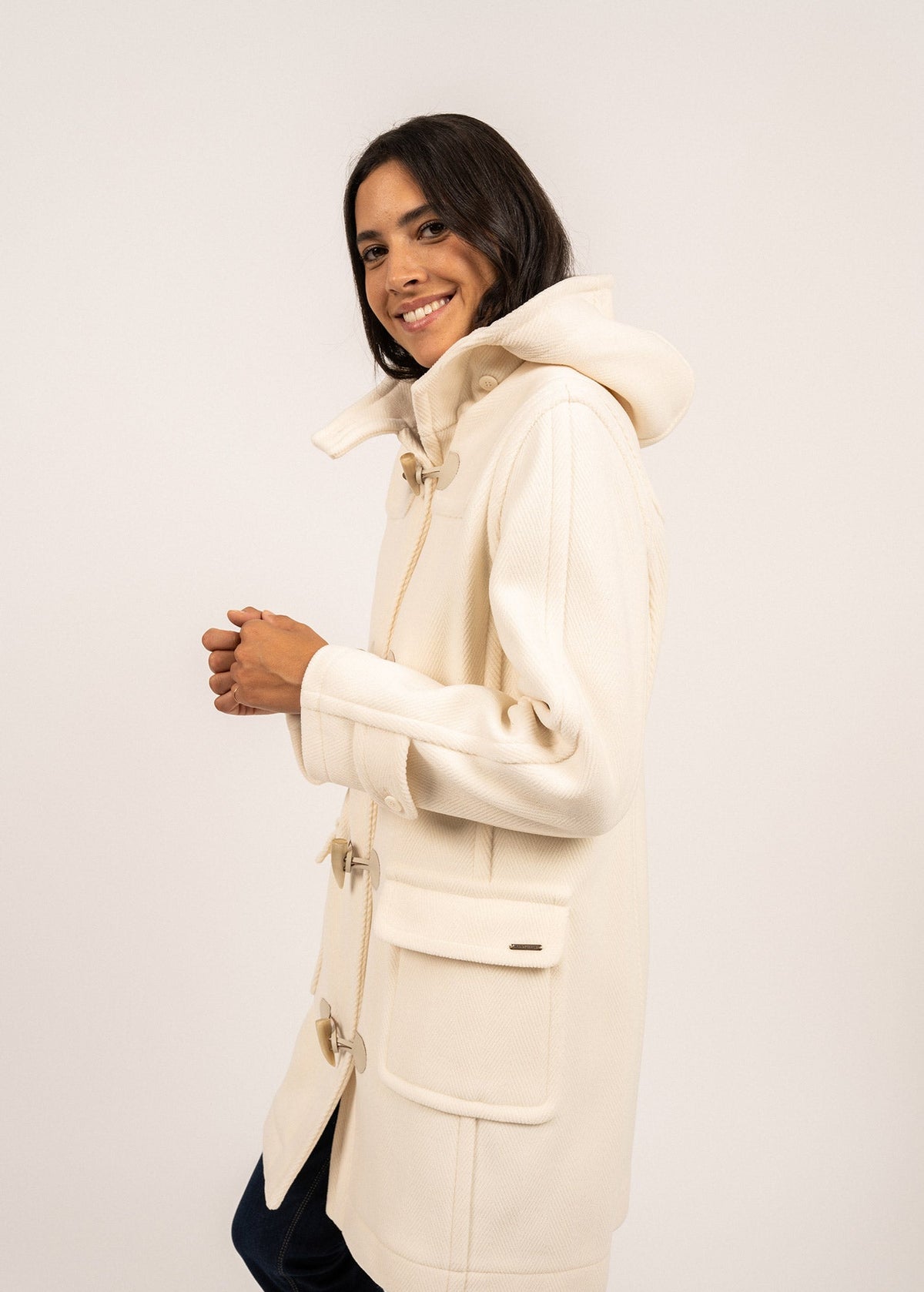 Duffle-coat Vénus (BLANC D'HIVER)