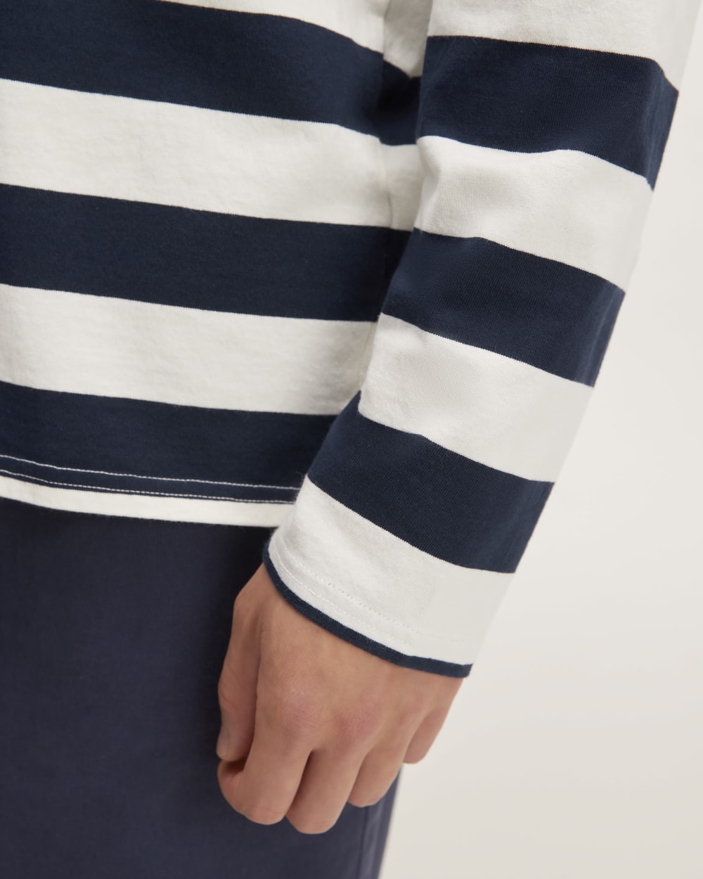 The Premium-Weight Rugby Shirt | Navy / Bone