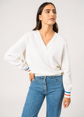 Pull Toulon (BLANC/BASKET/MER)