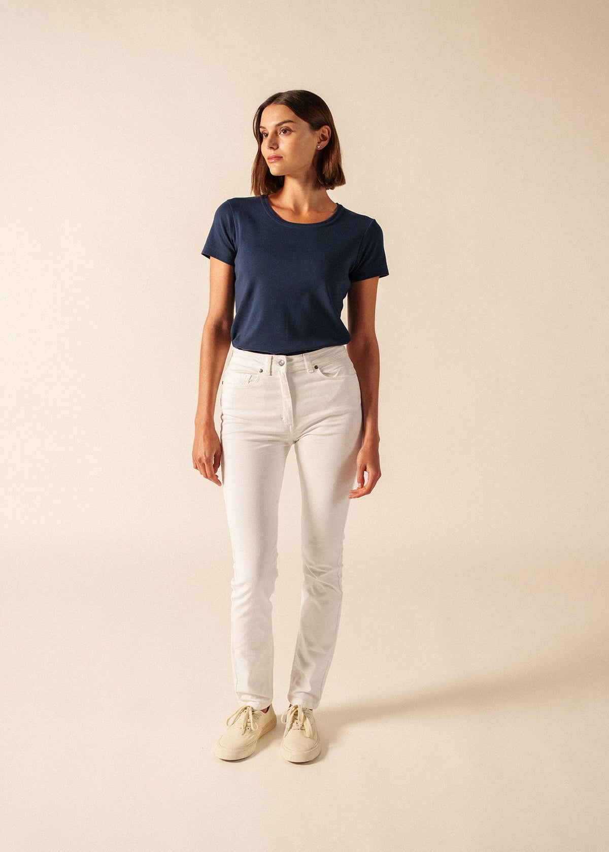 Pantalon Mimosa Couleur (BLANC)