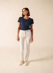 Pantalon Mimosa Couleur (BLANC)