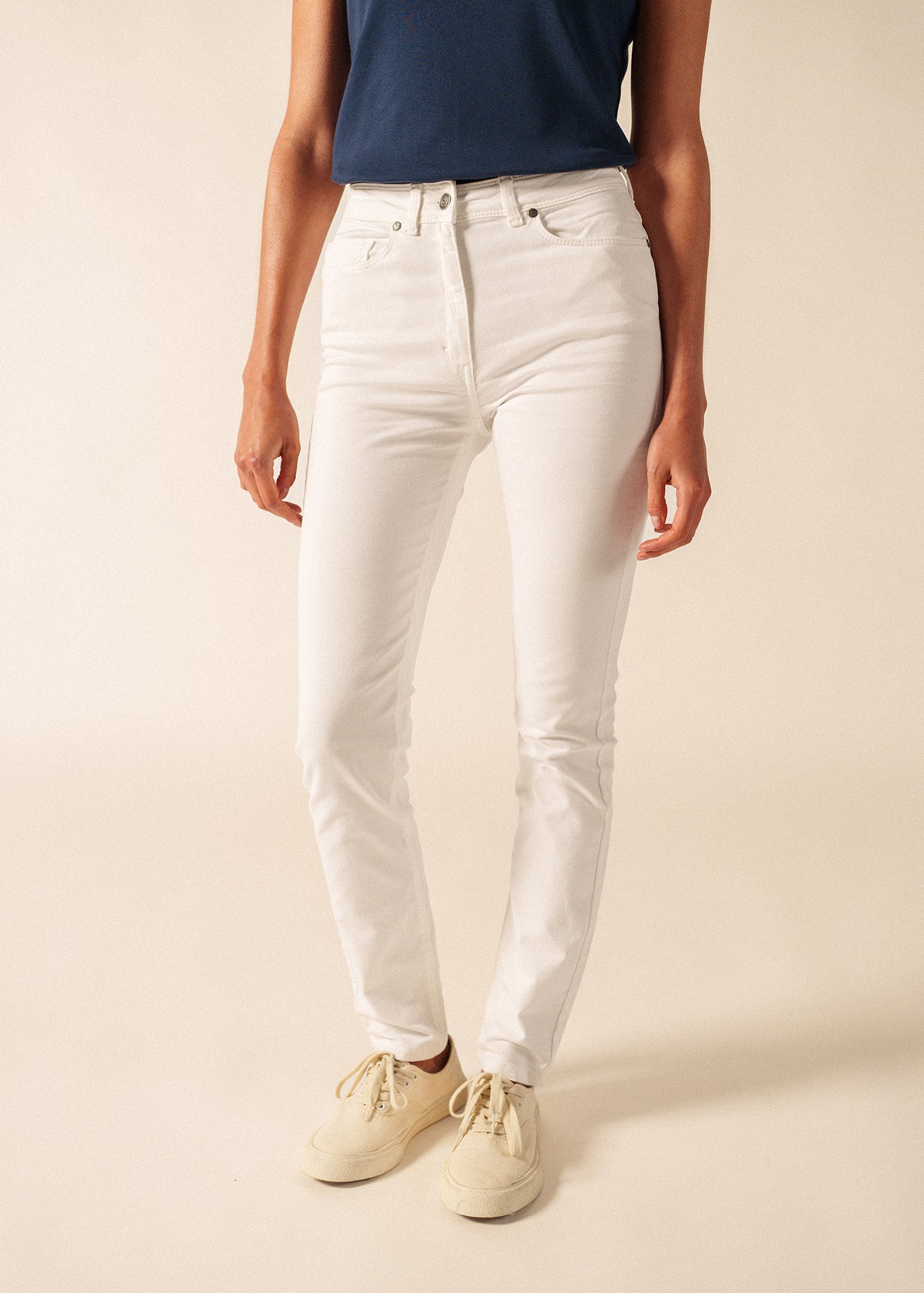 Pantalon Mimosa Couleur (BLANC)