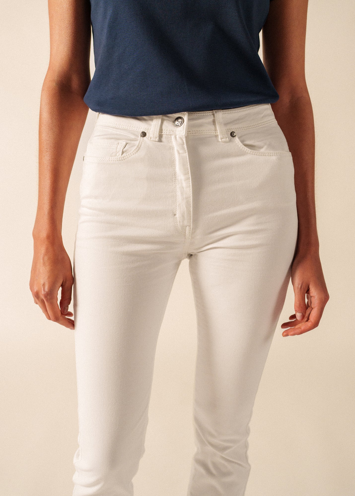 Pantalon Mimosa Couleur (BLANC)
