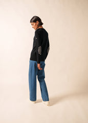 Pull marin Brégançon (NOIR)