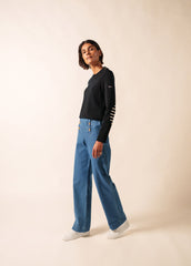 Pull marin Brégançon (NOIR)