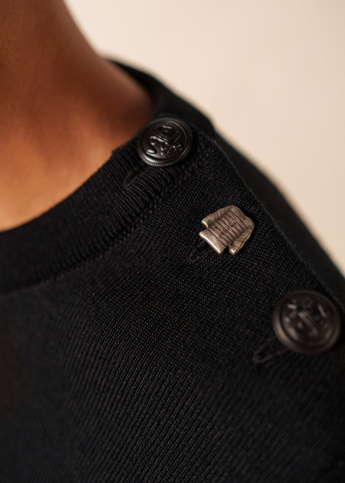 Pull marin Brégançon (NOIR)