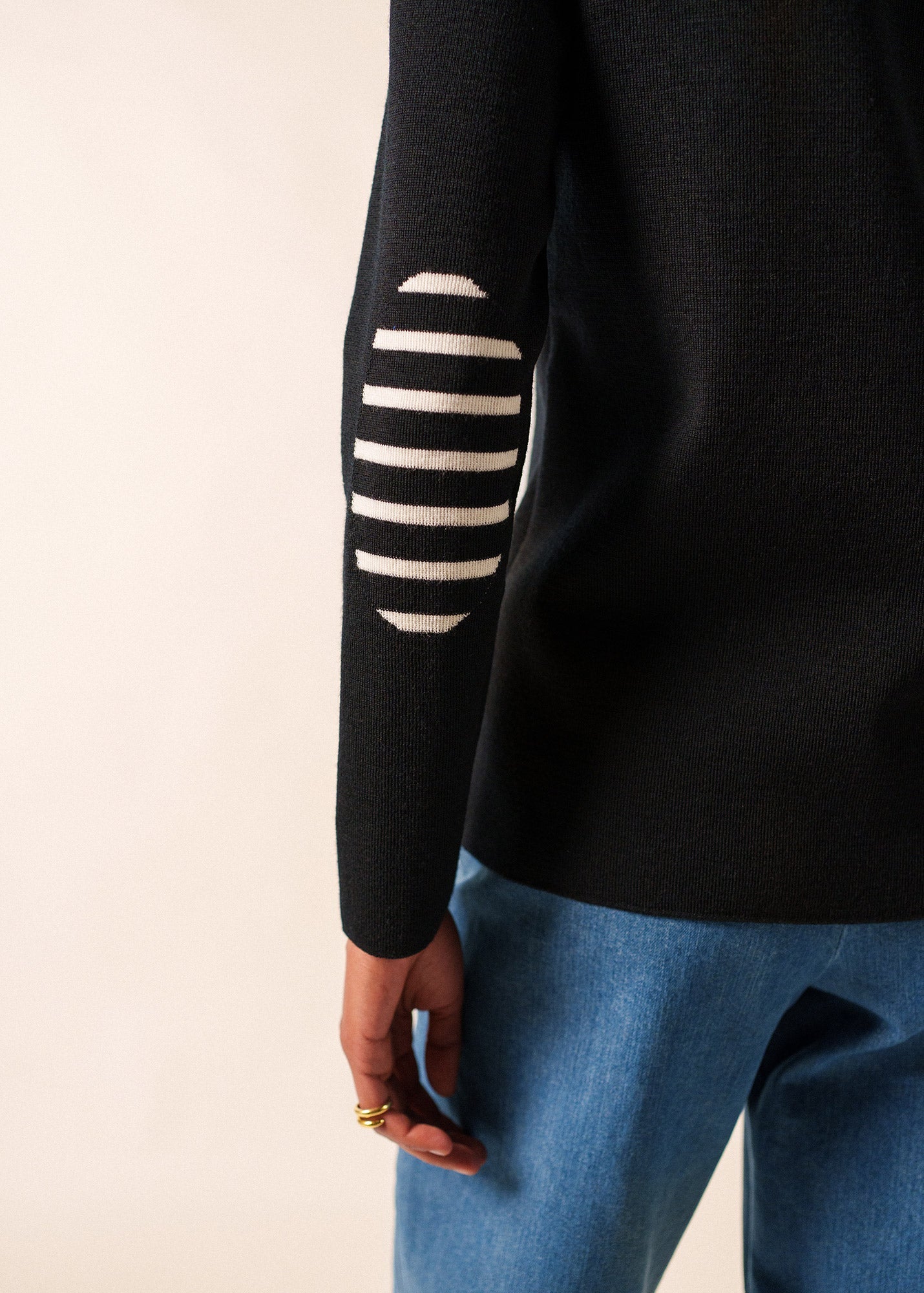 Pull marin Brégançon (NOIR)