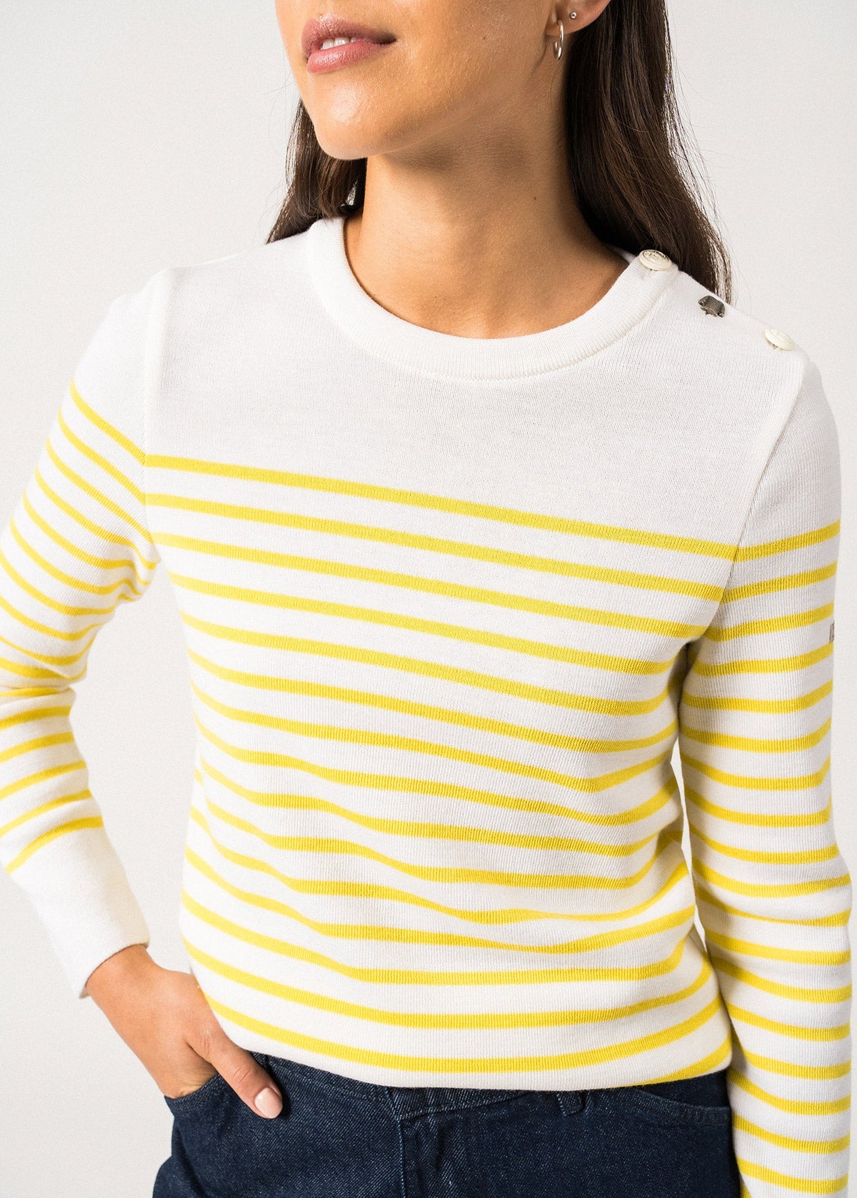 Pull marin Brégançon (BLANC/ACIDULE)