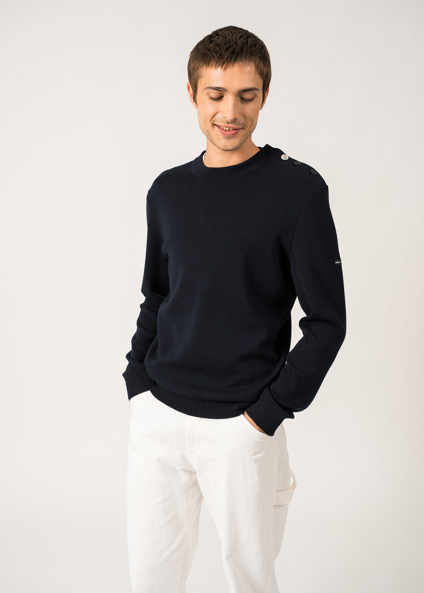 Pull Mondiovision x le Mont Saint-Michel (NAVY/MULTICO)
