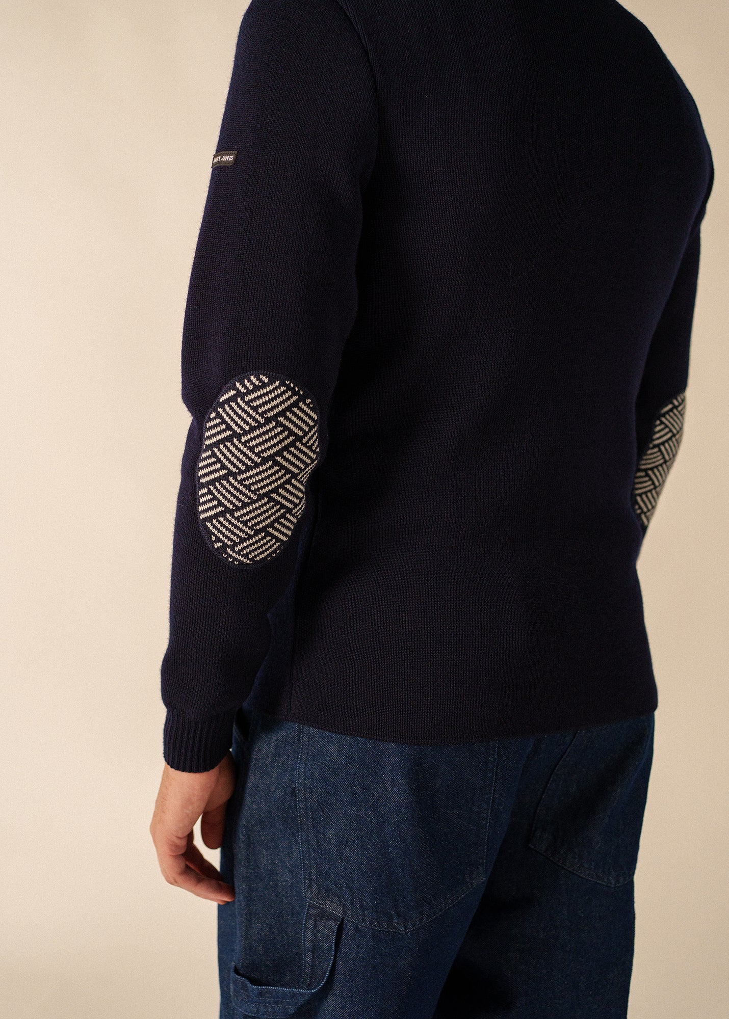Pull marin Matelot Equipage (MARINE/ECRU)