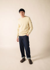 Pull marin Cancale Equipage (ECRU/MARINE)