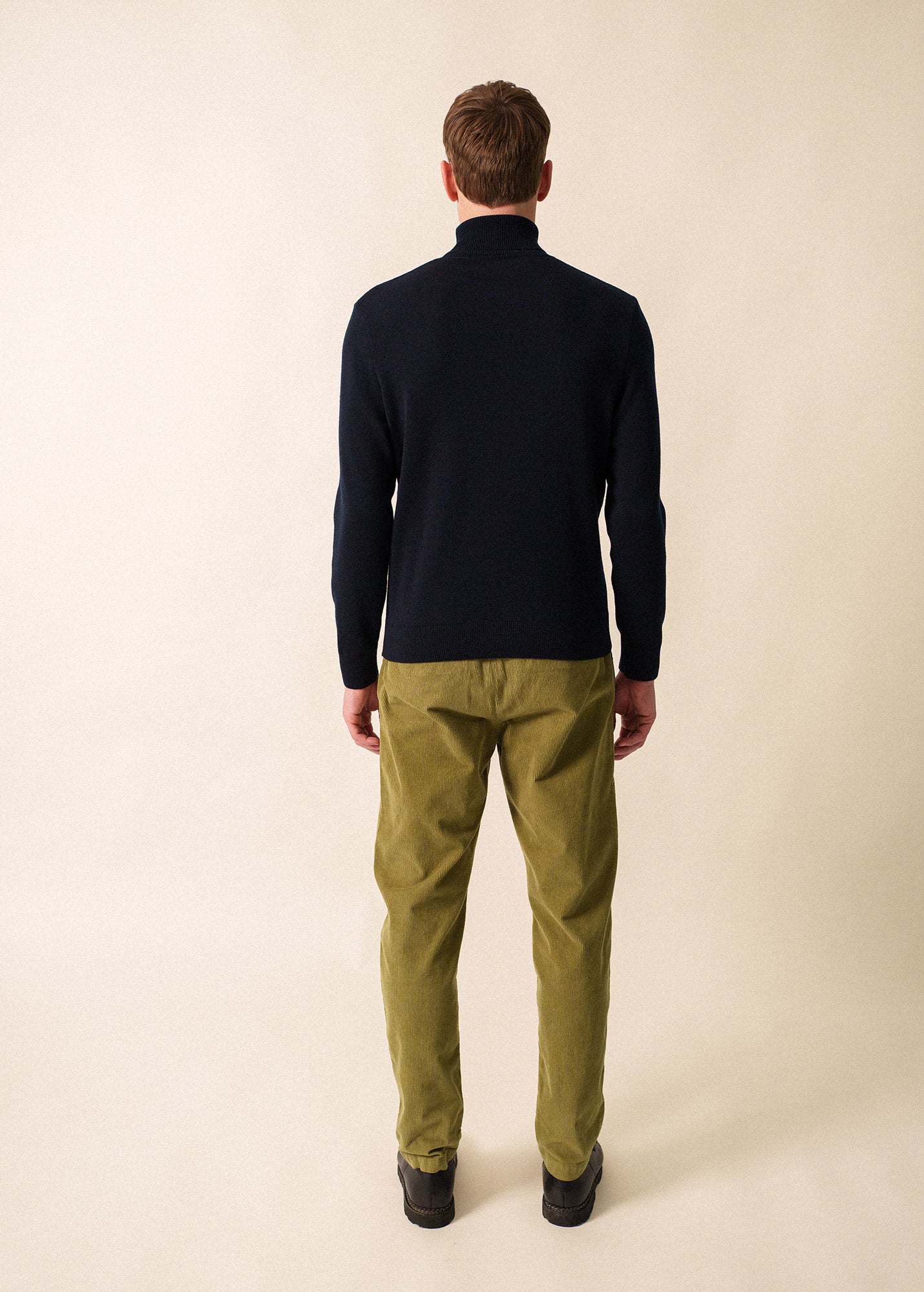 Pull col roulé Houat (NAVY)