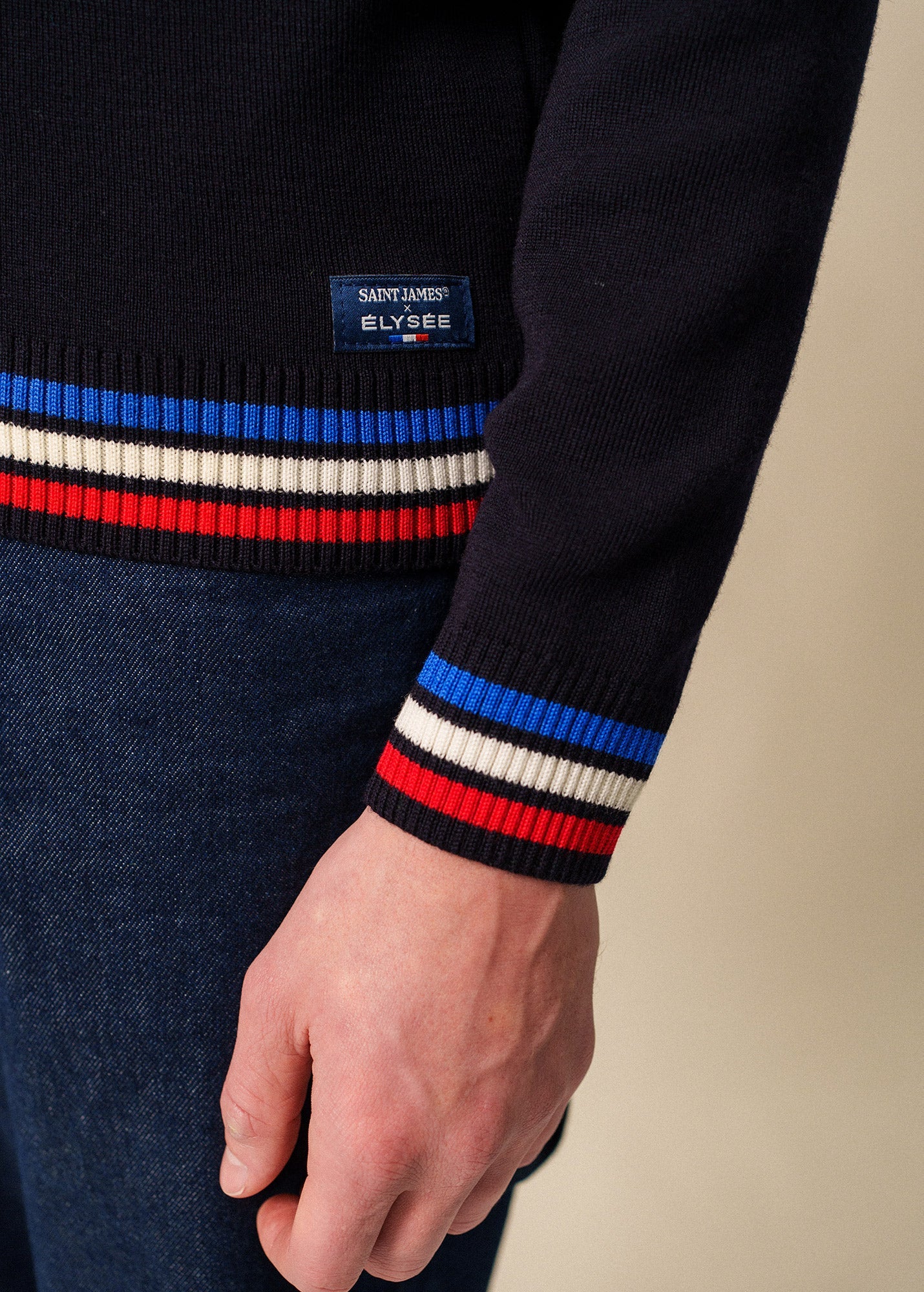 Gilet tricolore x l'Elysée (NAVY/MULTICO)