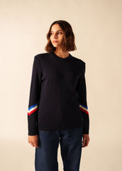 Pull Mondiovision x l'Elysée (NAVY/MULTICO)