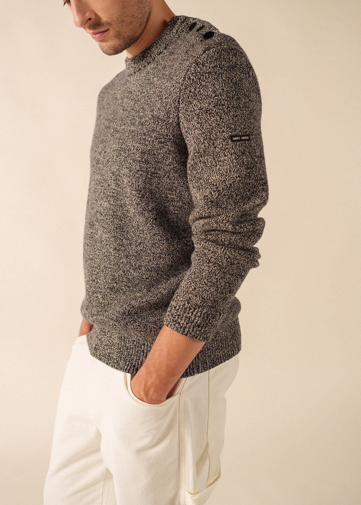 Pull marin Cancale (NAVY/ECRU)