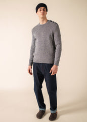 Pull marin Cancale (JEAN/ECRU)