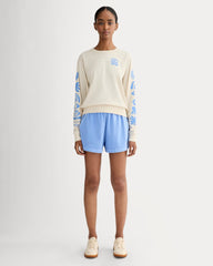 The Saintjamesa x Parks Project Off-Duty Long-Sleeve Tee | Natural / Granada Sky Blue