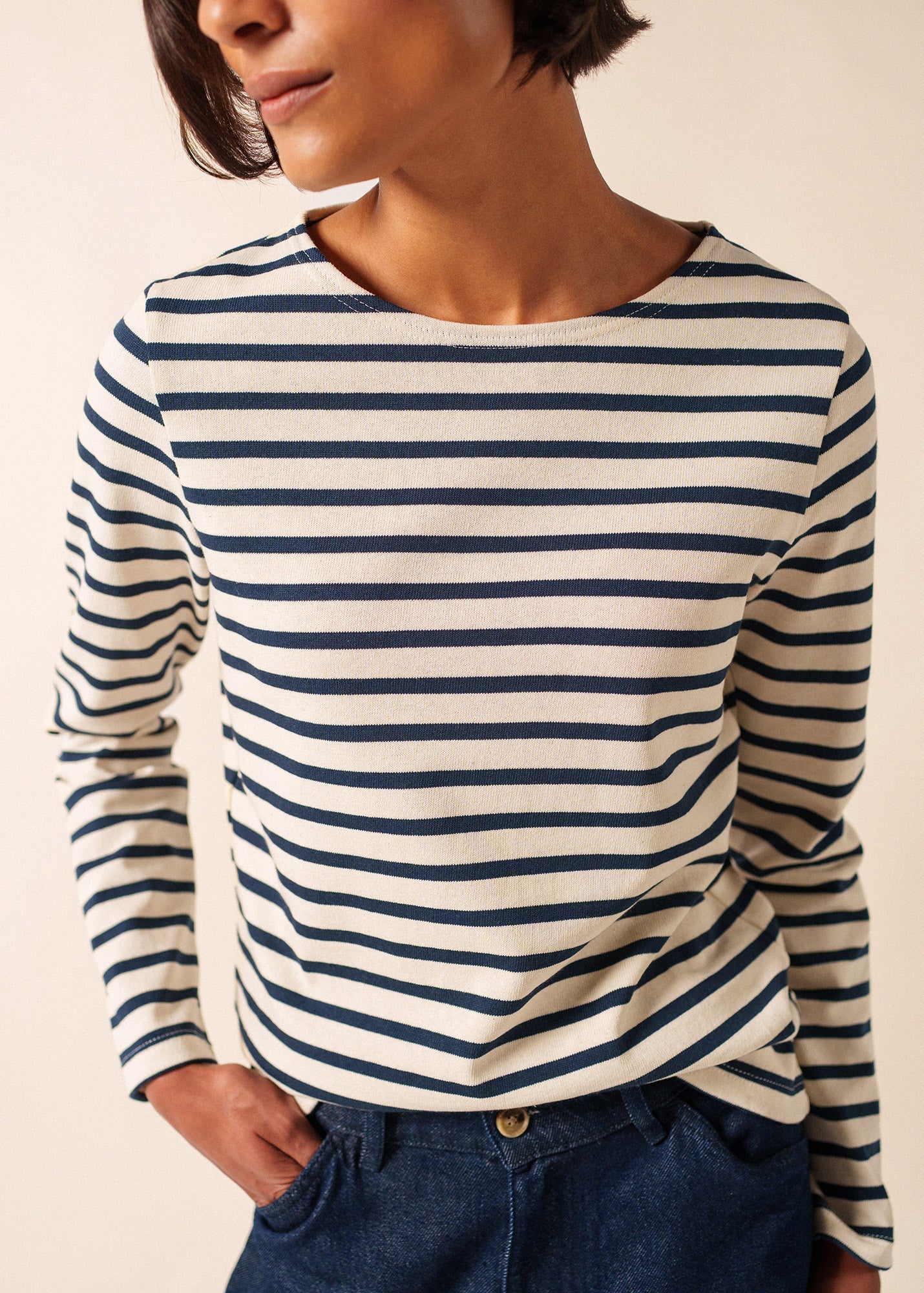 Marinière Méridame (ECRU/MARINE)