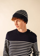 Bonnet phosphorescent - en laine (NAVY/PHOSPHORESCENT)