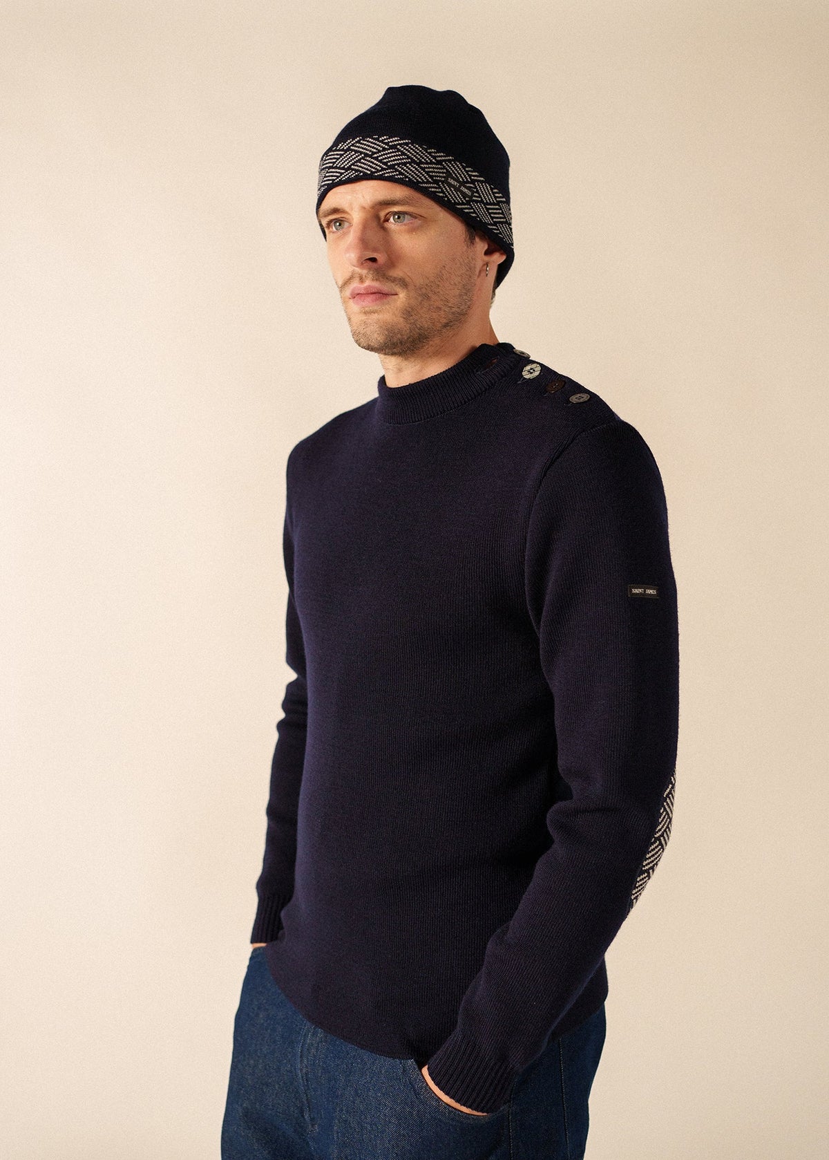 Bonnet Équipage (NAVY/BLANC)