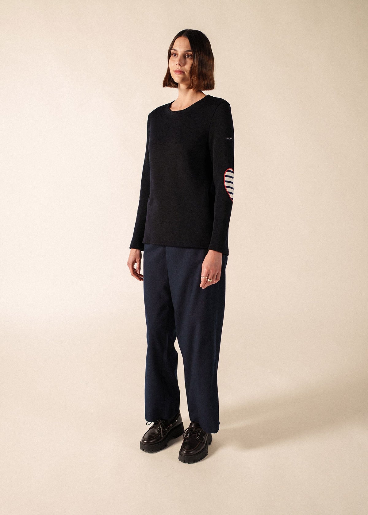 Pull Vaujany (NAVY/ECRU/TULIPE)