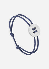 Bracelet Bouton x Le Vent à la Française (ARGENT/MARINE)