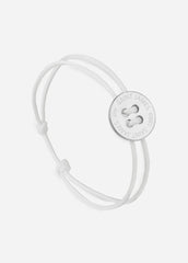 Bracelet Bouton x Le Vent à la Française (ARGENT/BLANC)