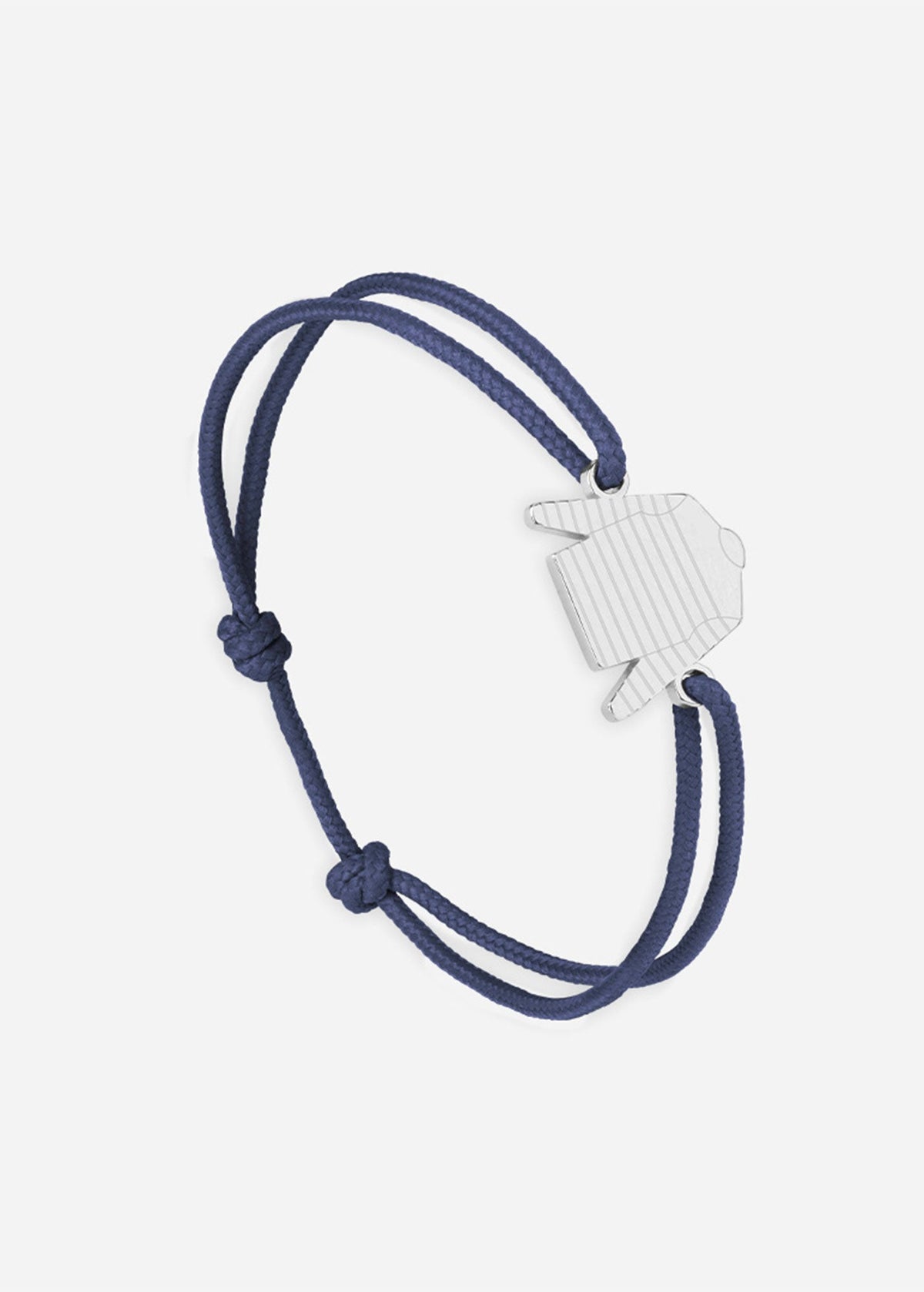 Bracelet Marinière x Le Vent à la Française (ARGENT/MARINE)